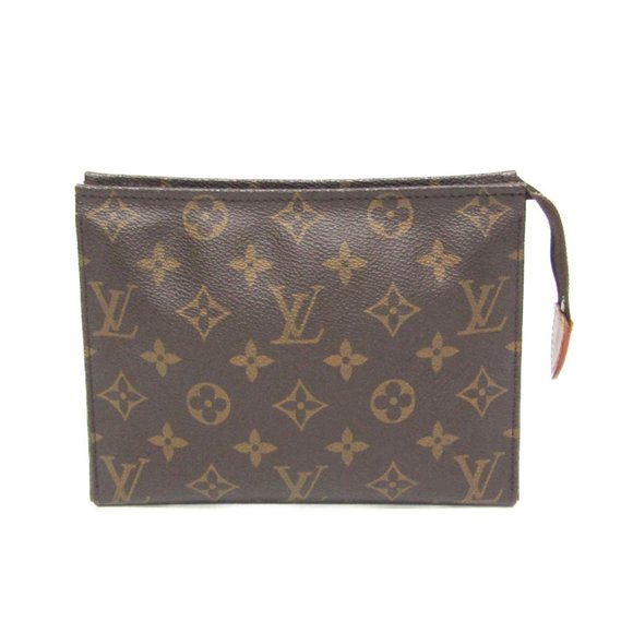 LOUIS VUITTON Brown Monogram Pouch - Picture 1 of 6